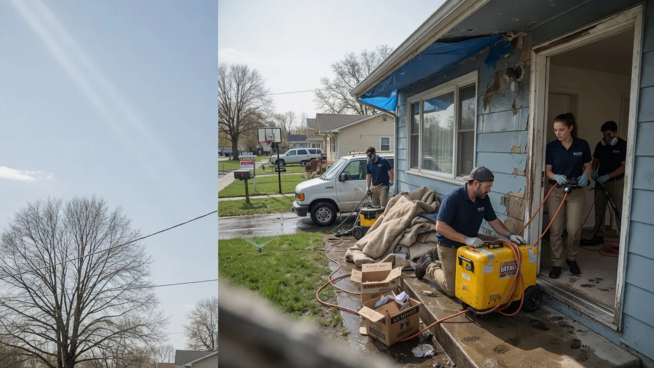 Basement Flood Cleanup in Deputy, IN near me